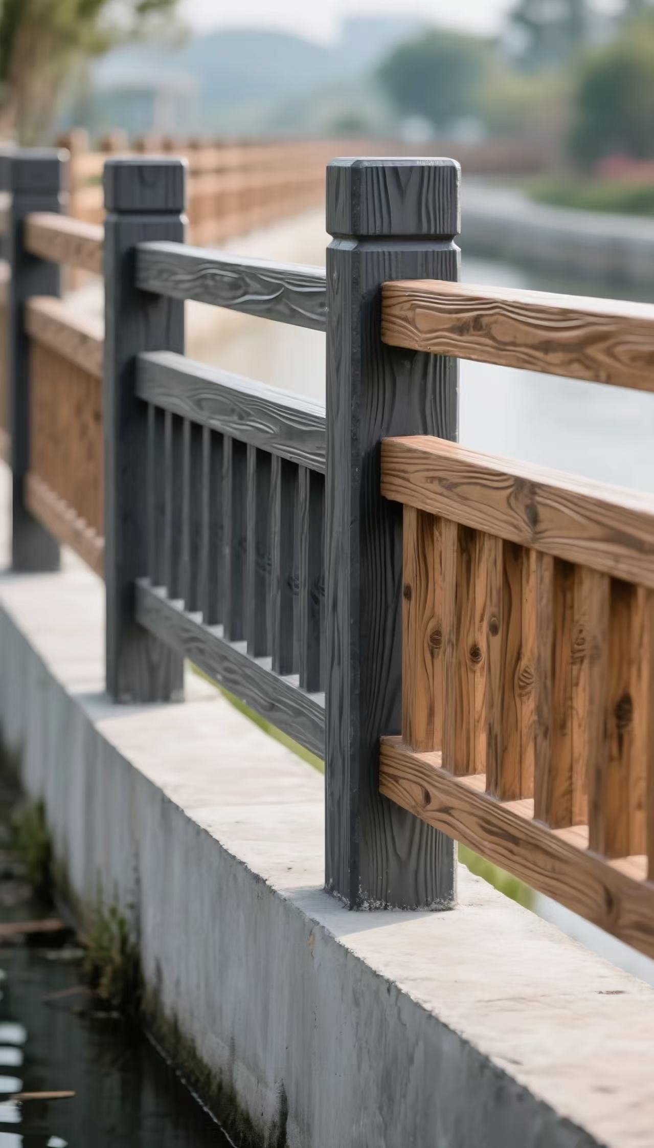 水泥仿木護欄市政護欄
